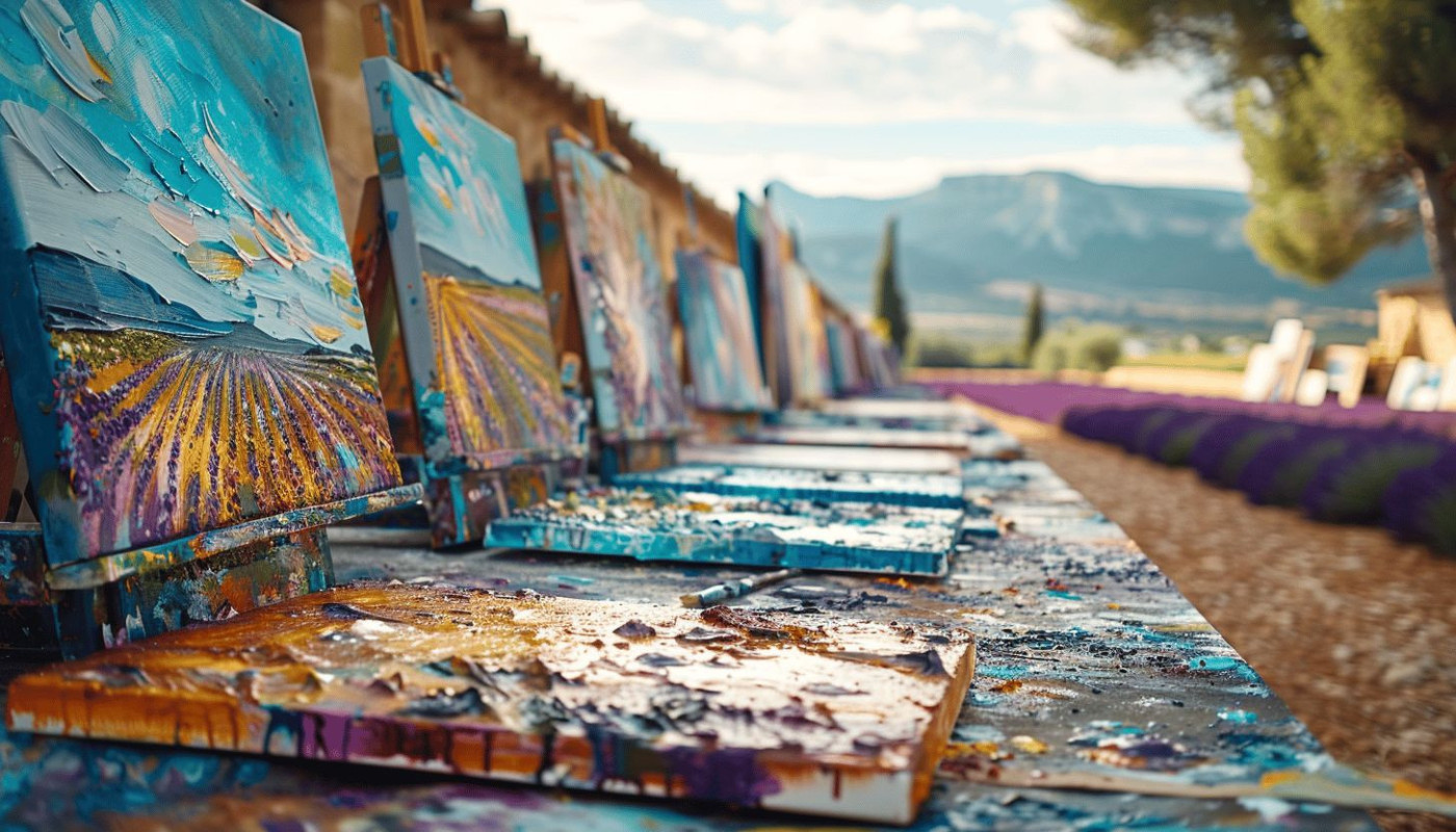 Virées artistiques hors des musées à la rencontre des ateliers d'artistes locaux en Provence